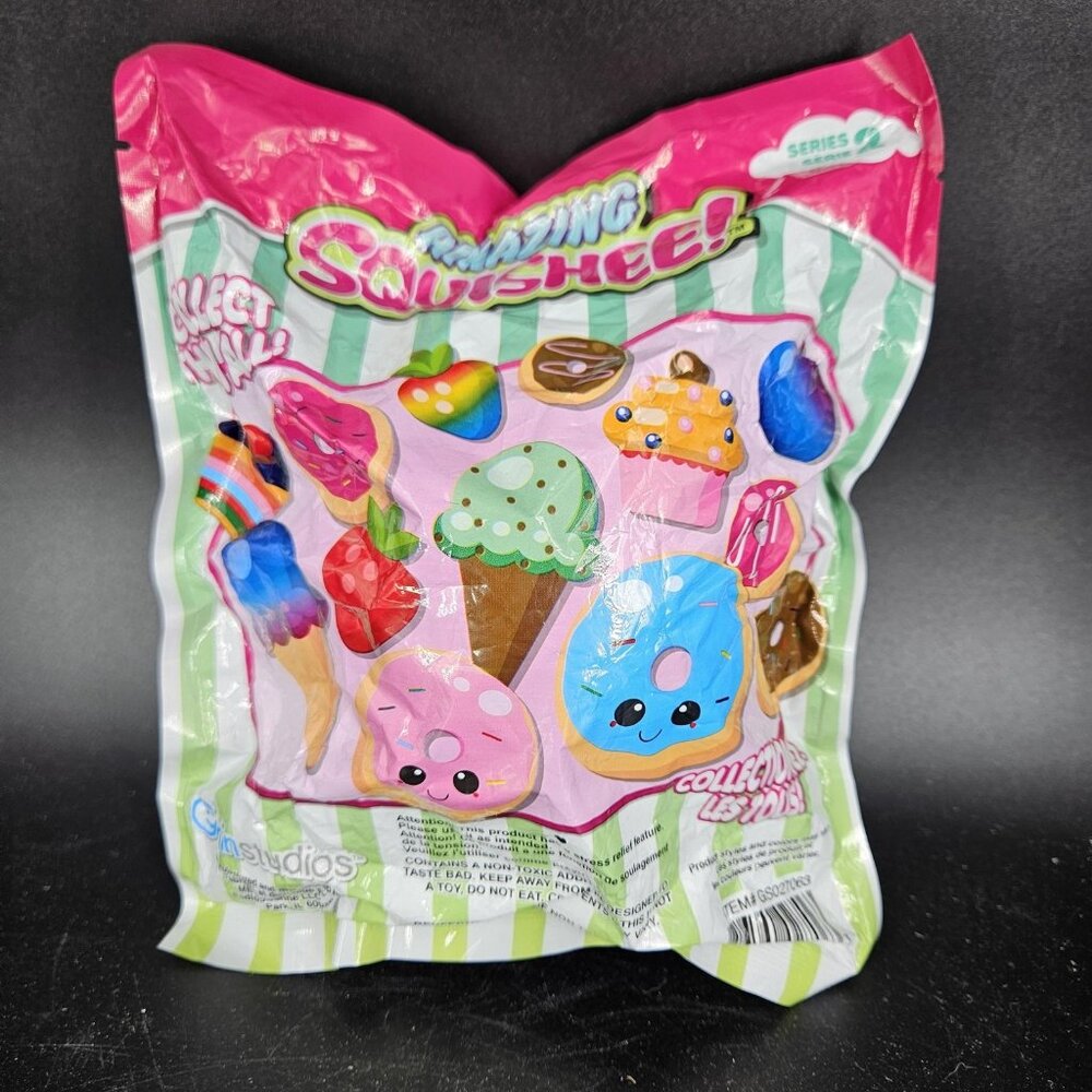 Amazing Squishee Series 2 Super Soft Galaxy Blueberry Squishy Grin Studios Toy